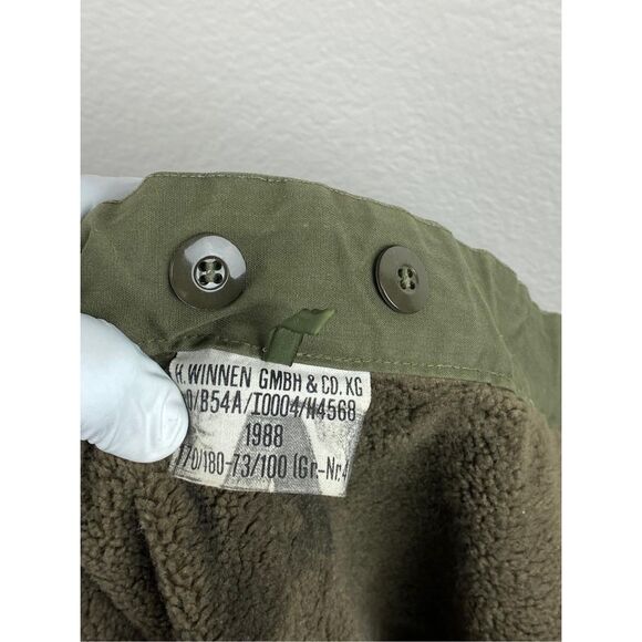1988 H. Winnen GMBH & Co KG German Green Military Pants 40x28- 170/180-73/100 DX - Picture 8 of 11